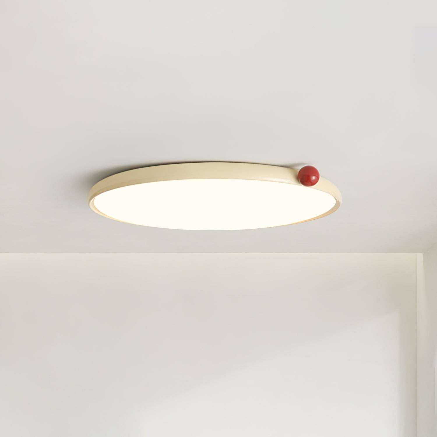 Minimalist Disc Cream Style Ultra-thin Ceiling Lamp M543