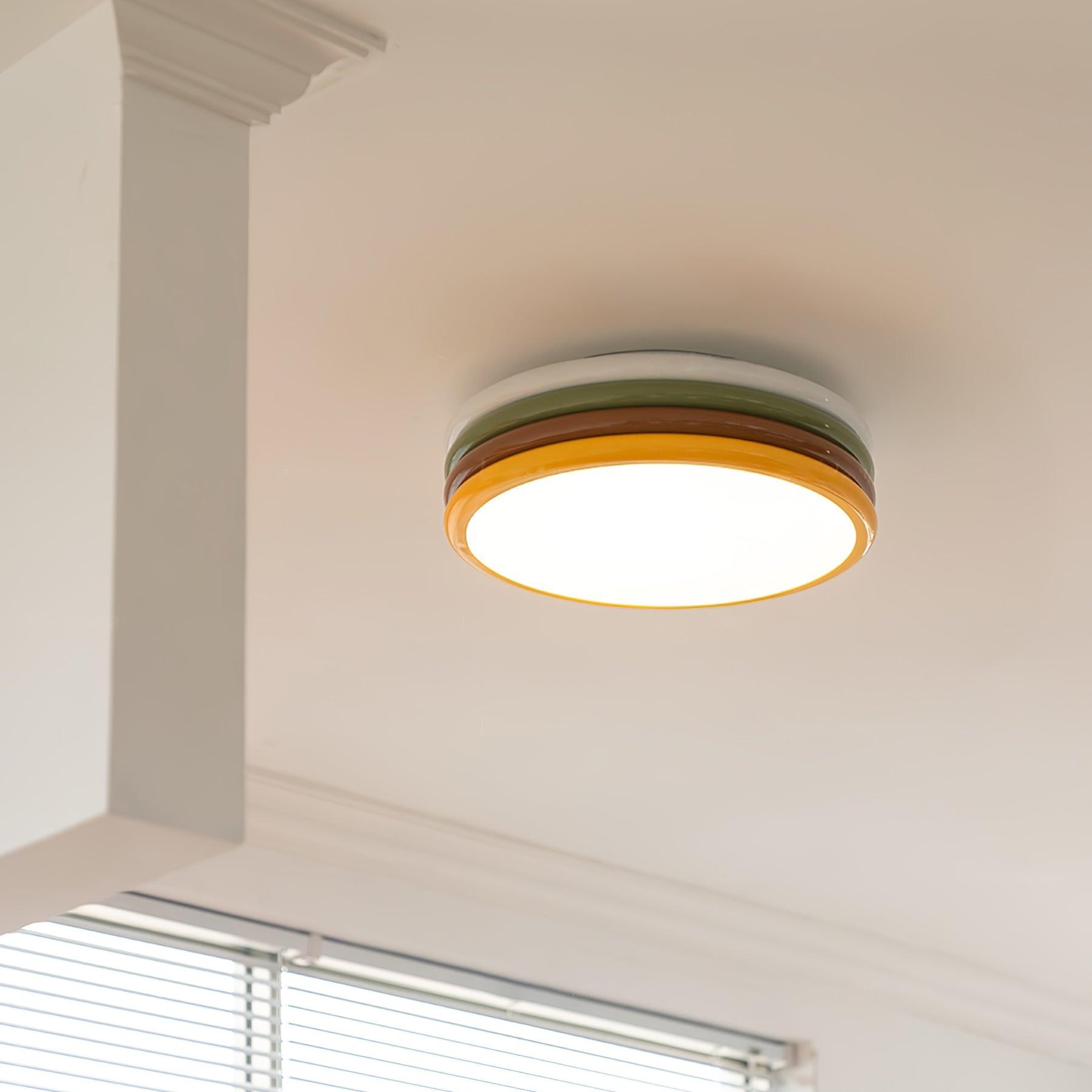 Scandinavian Simple Colorful Acrylic Ceiling Lamp For Bedroom M393