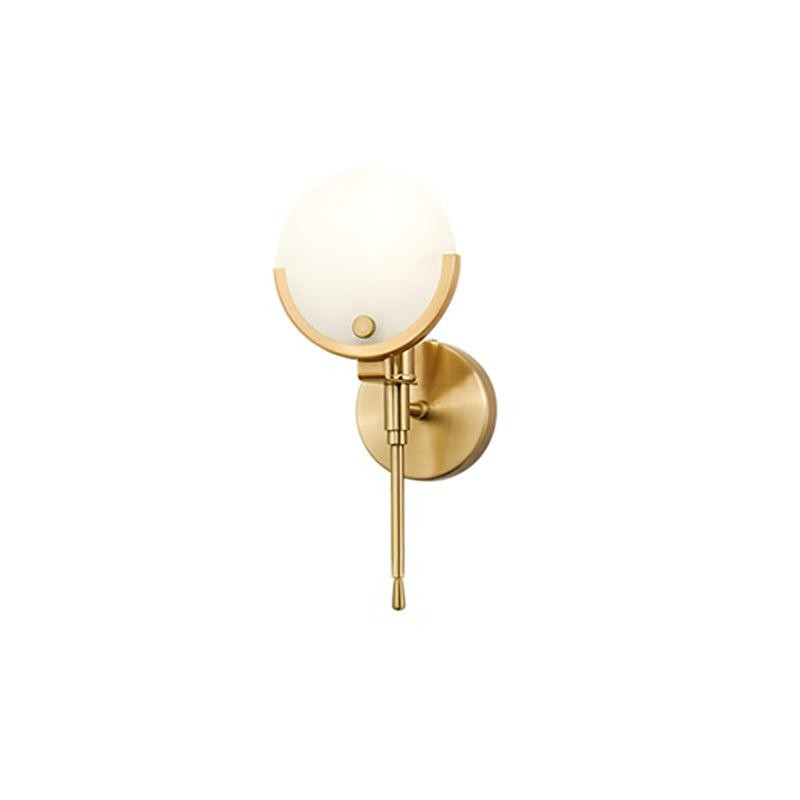 Metal Brass Spherical Bedroom Wall Lamp M88