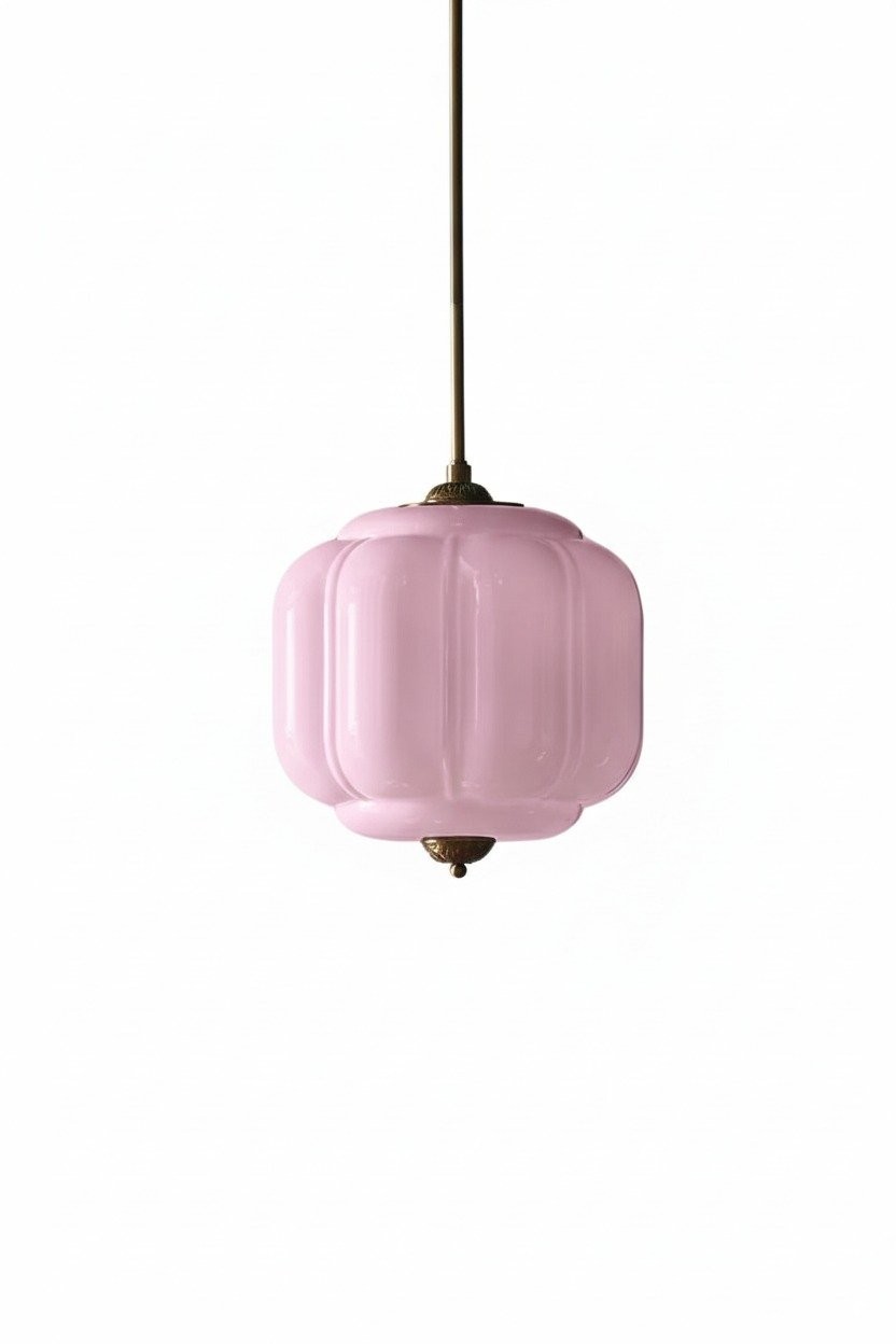 Eloise Vintage Glass Chandelier - Milk Glass Home Accent T289