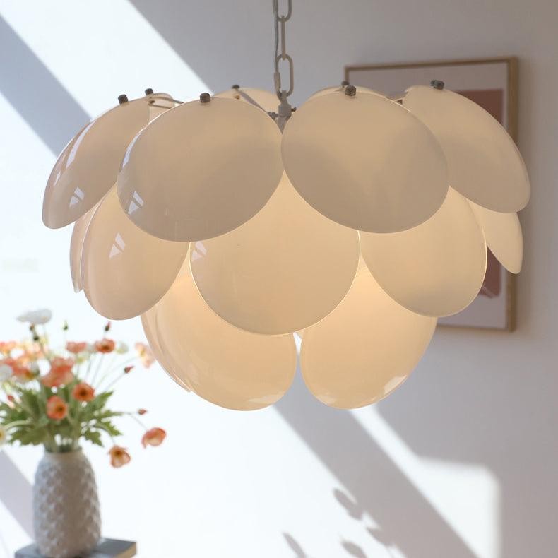 Luxury Fashion Luminous Petal Glass Chandelier M54