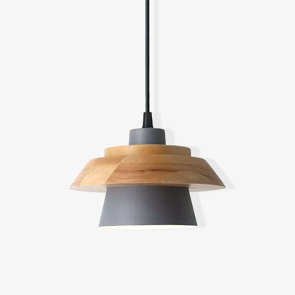 Stone Wood Pendant Lamp M419