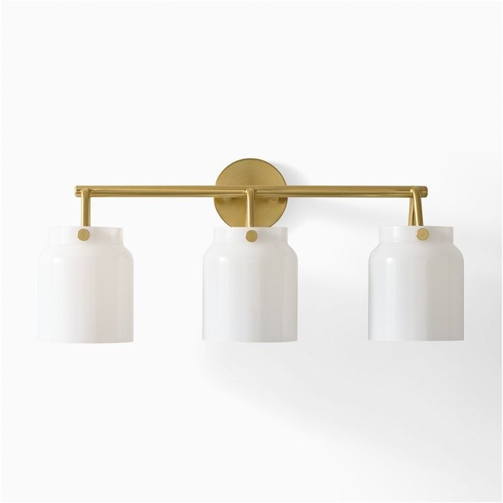 Hanton Modern 3-Light Wall Sconce - Metal Bathroom Fixture T161