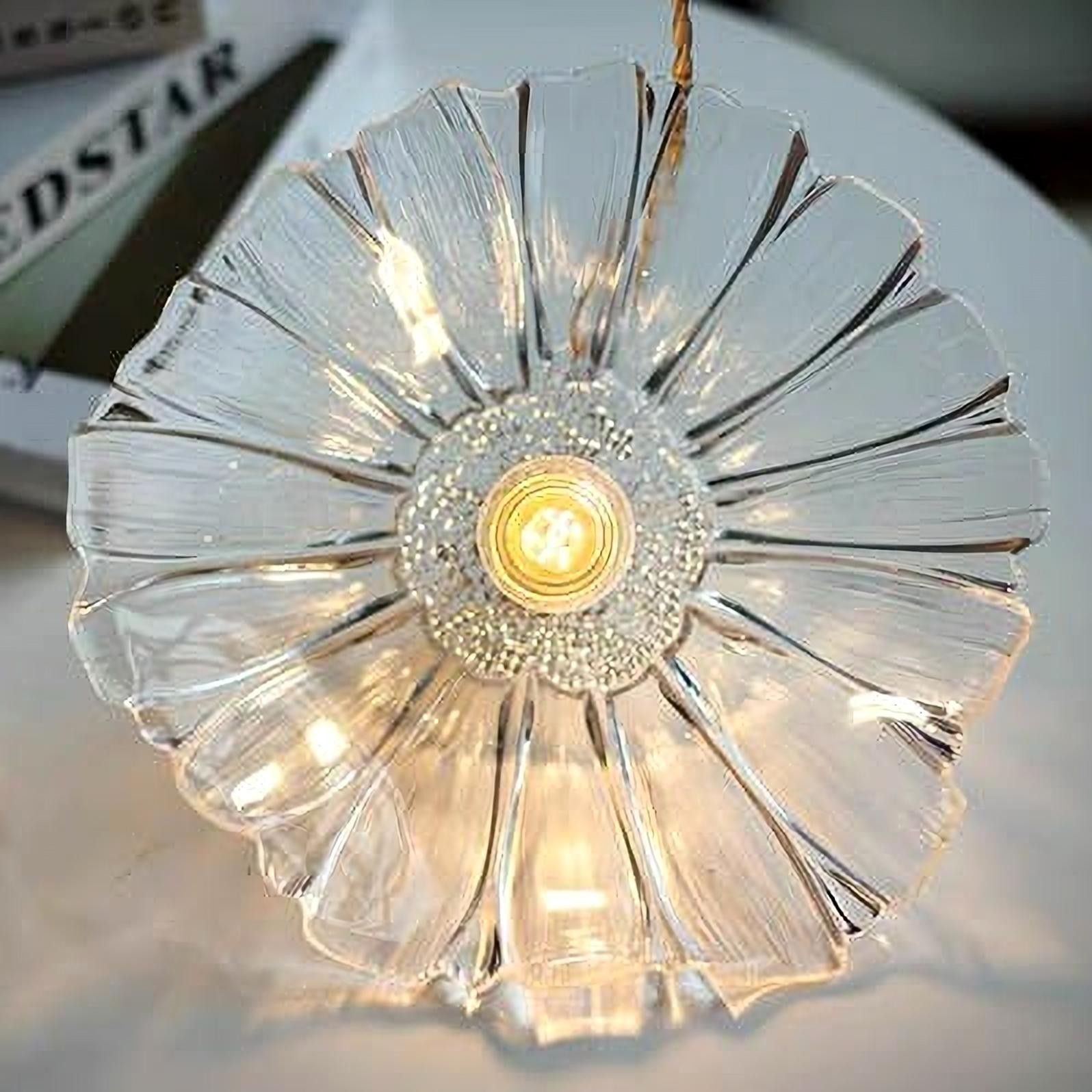 Tiffany Lotus Glass Pendant Light S55