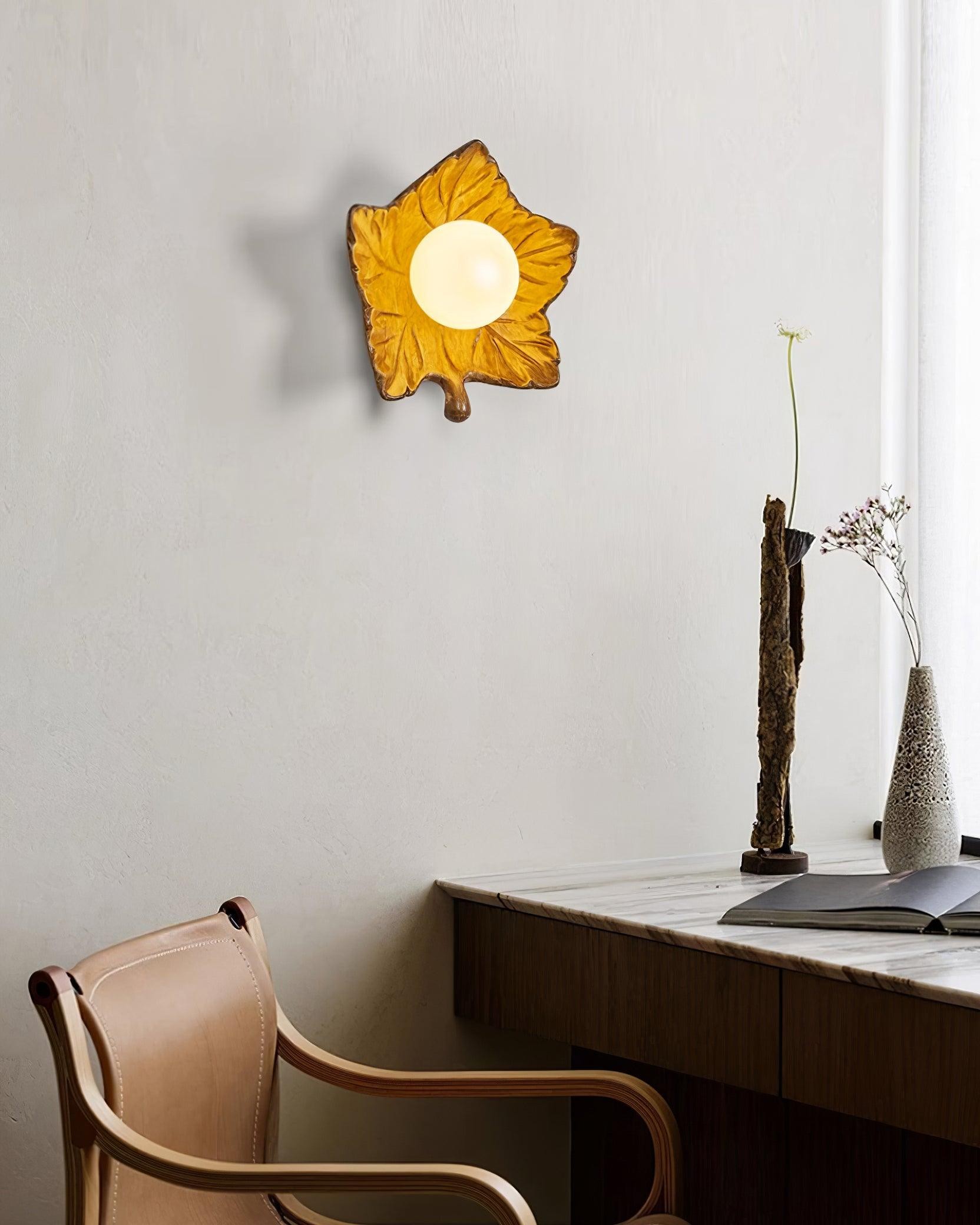 Maple Leaf Wall Light M362