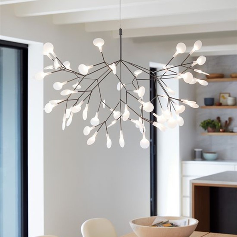 Scandinavian Branching LED Chandelier for Living Room