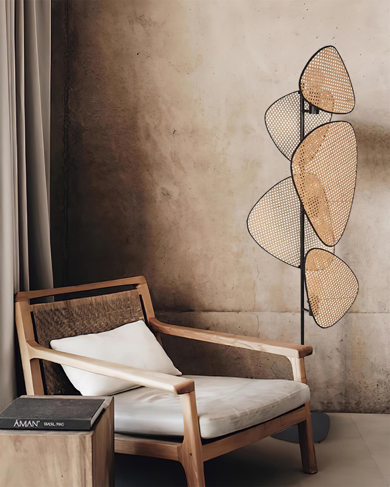 Creative Natural Rattan Floor Lamp M330