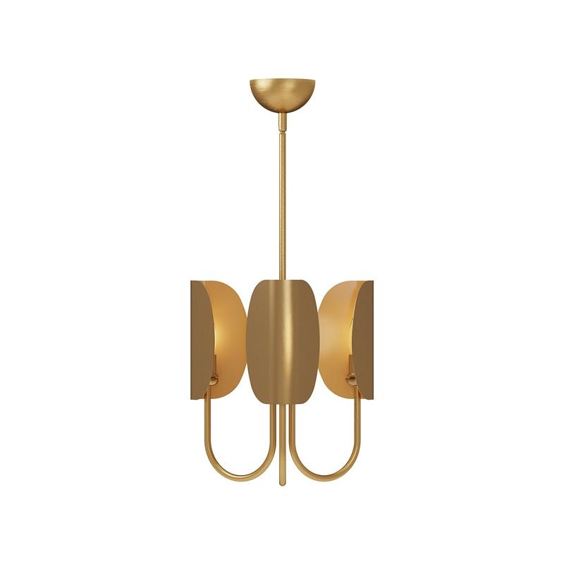 Leaf Brass Chandelier D548