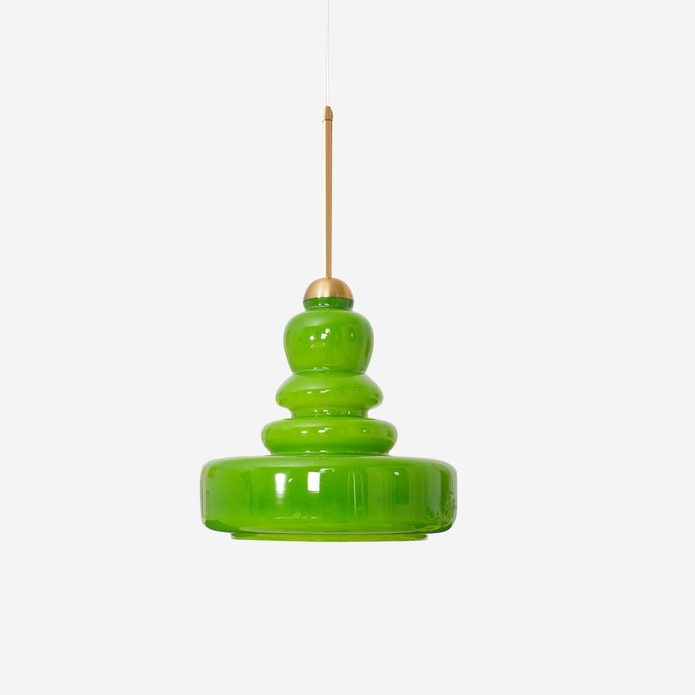 Mid Century Modern Gourd Glass Pendant Light M215