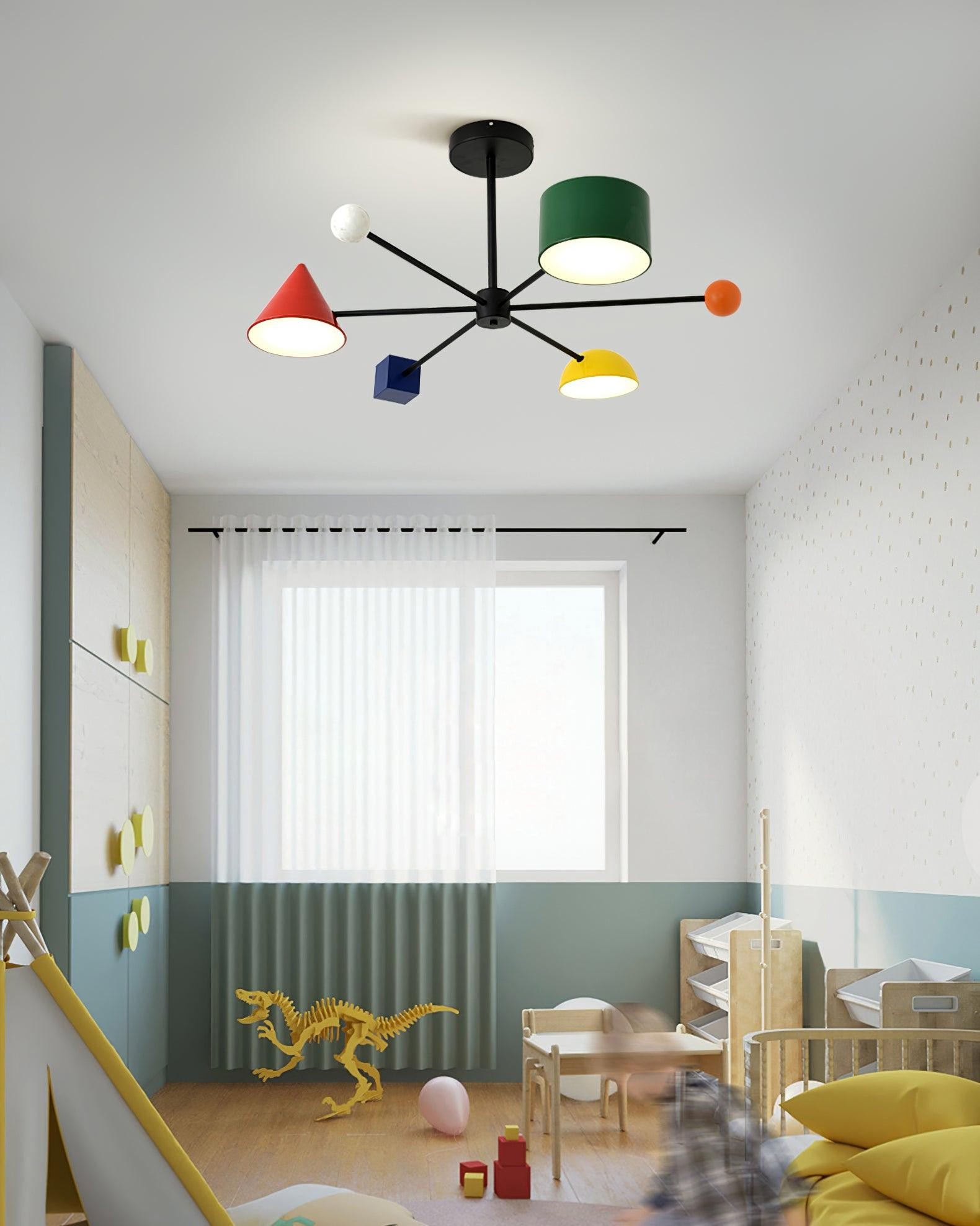 Geometric Colorful Ceiling Light M377