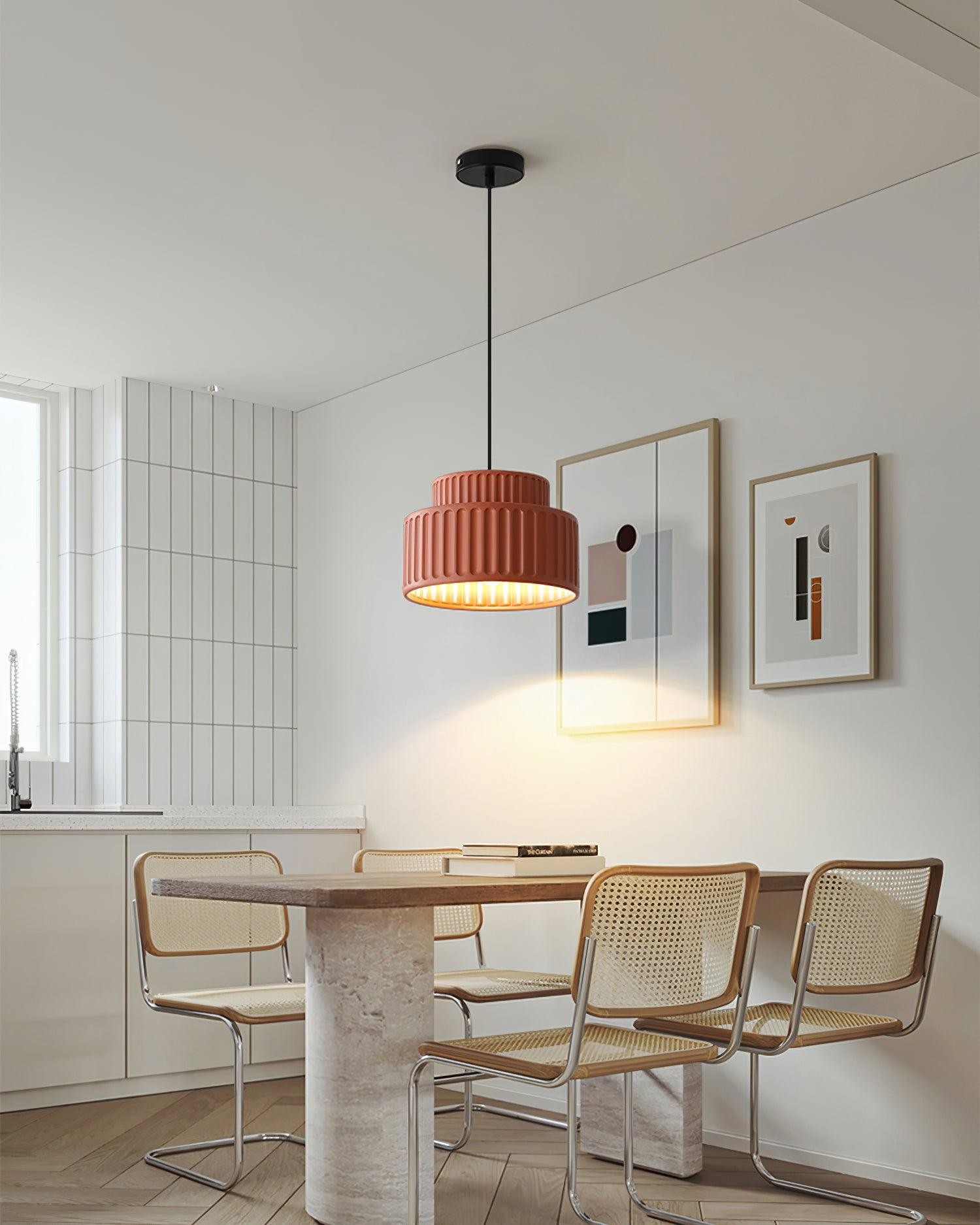 Nordic Resin Column Pendant Lamp M251