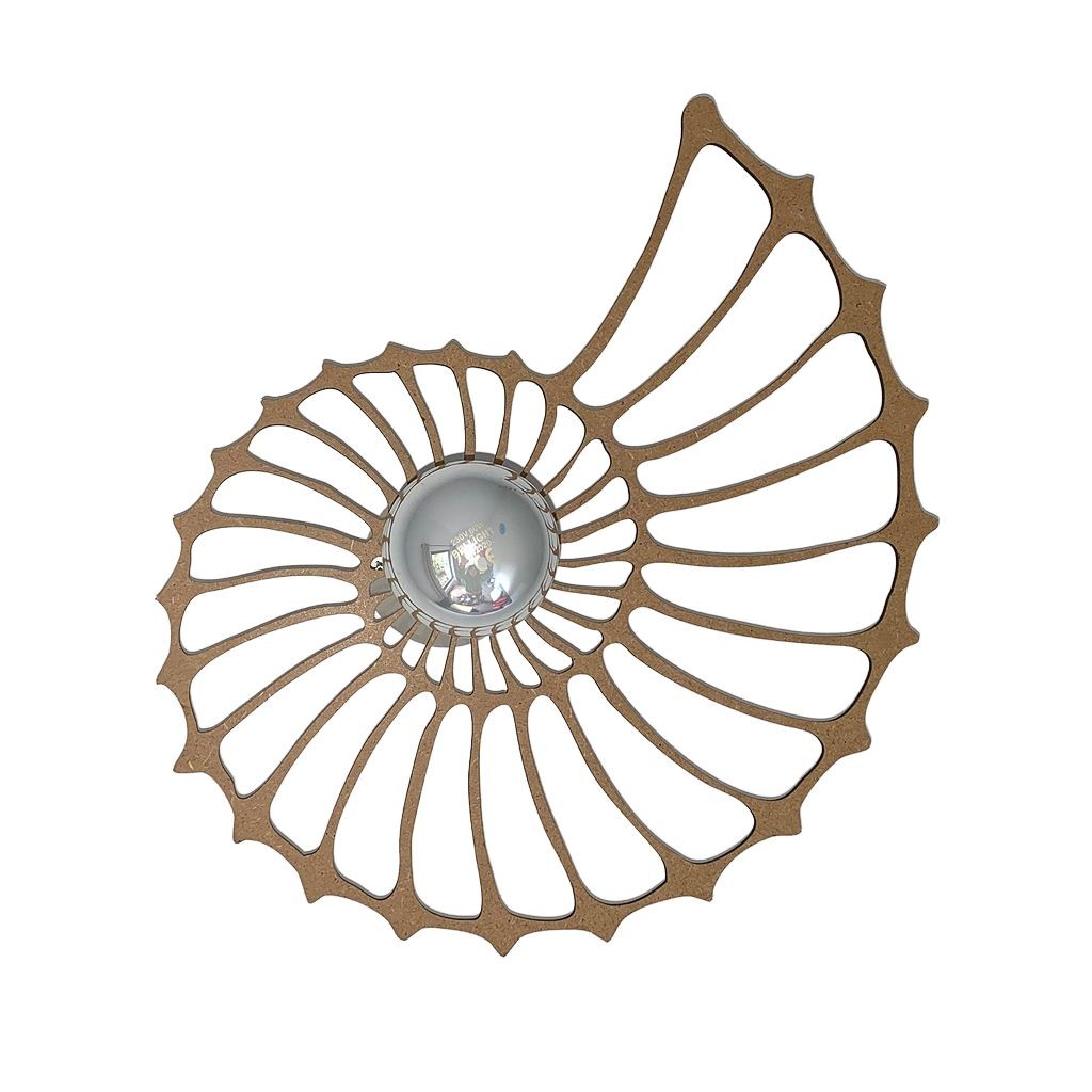 Led Wall Light With Wooden Shadow Casting S87