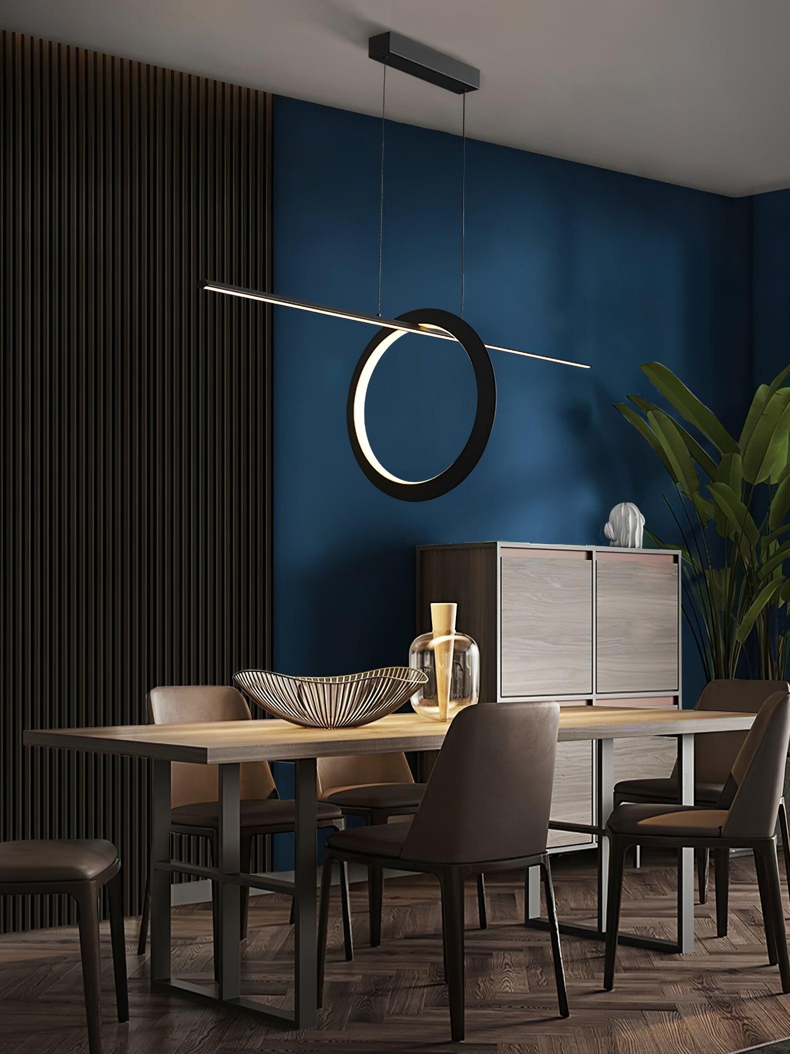 Minimalist High-End Geometric Line Pendant Light M548