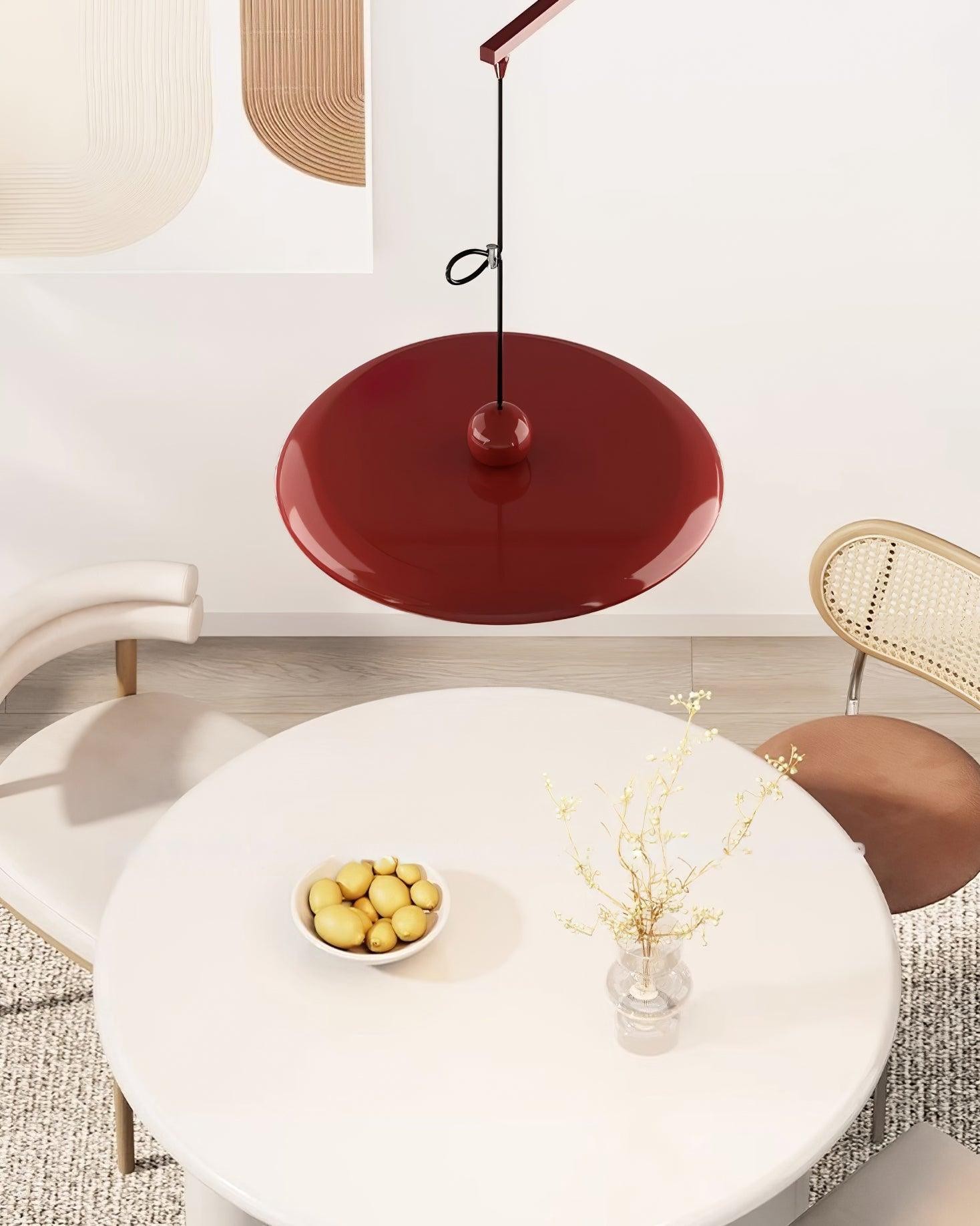 Simple Modern Adjustable Swing Arm Disc Pendant Lamp M110