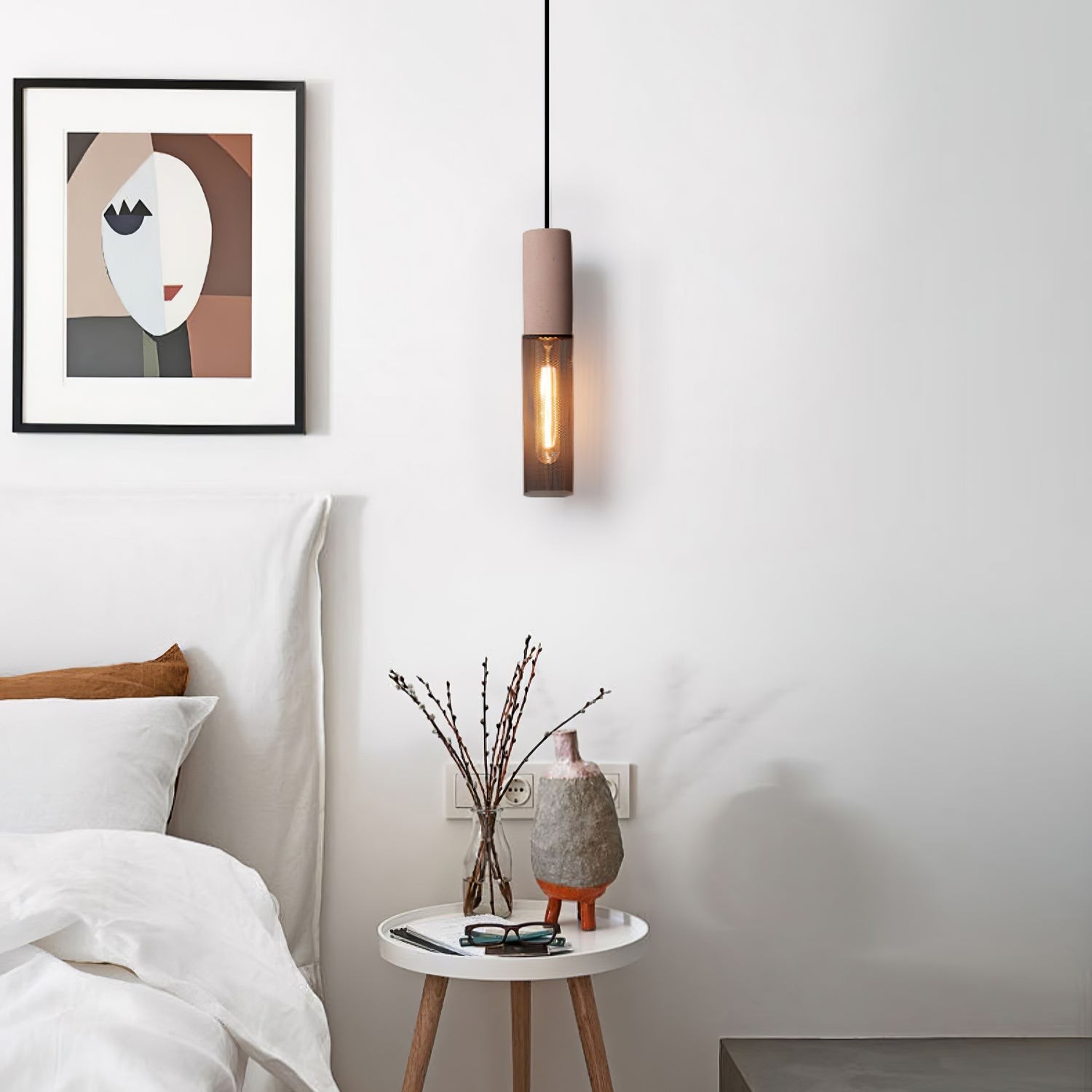Cement Mesh Pendant Light M81