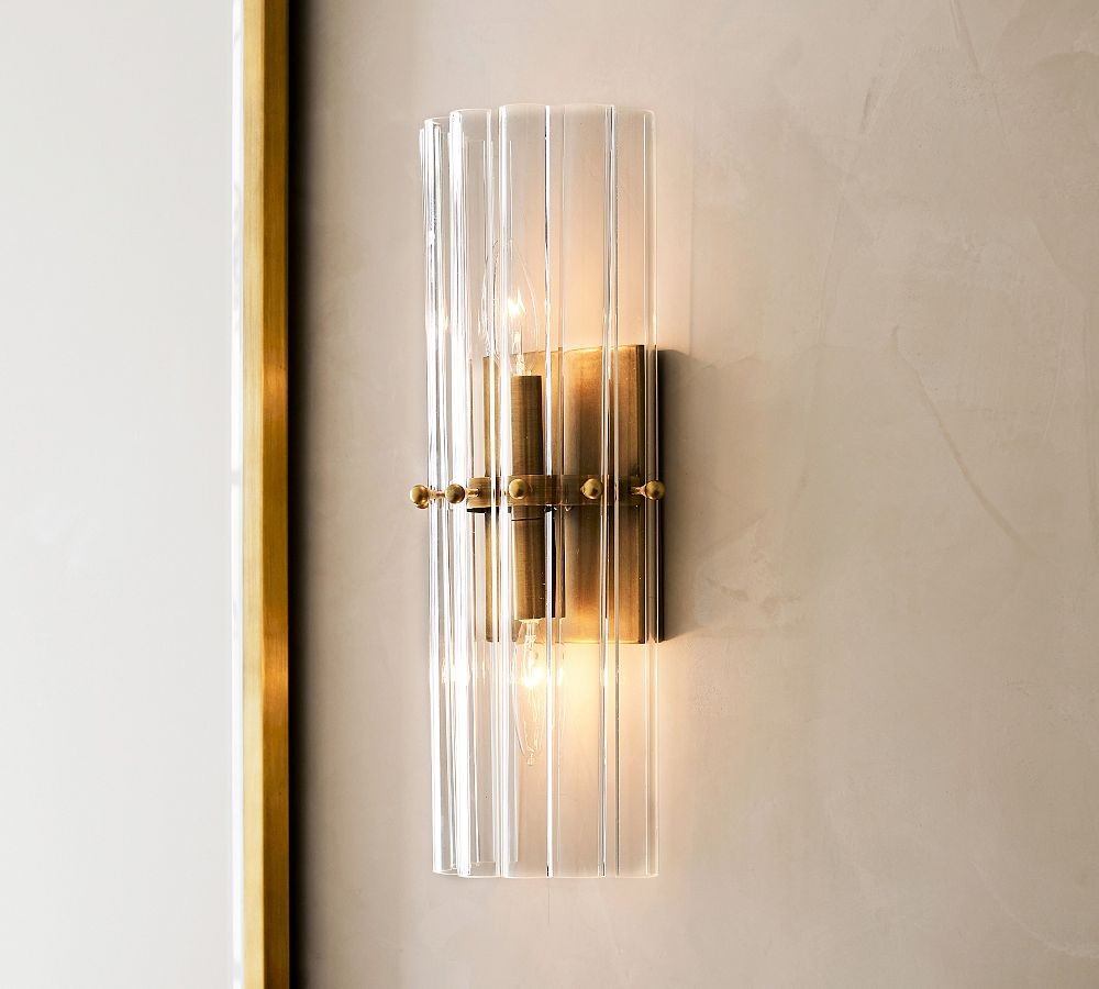 Lumora Crystal Wall Sconce – Elegant Lighting for Hallway & Bedroom T140