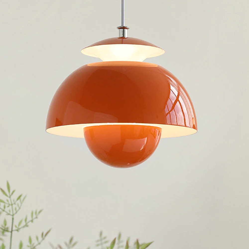 Modern Flower Bud Metal Pendant Light S88