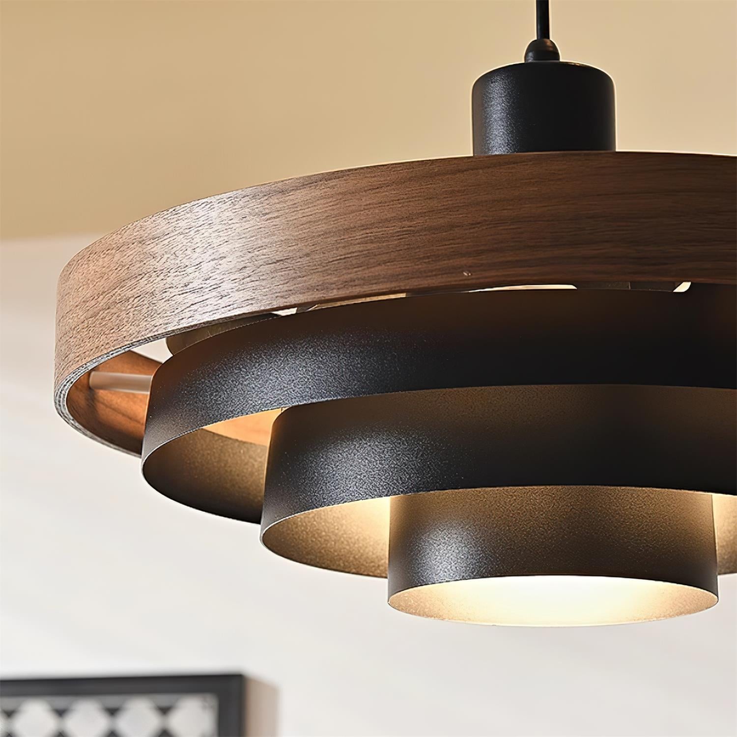 Layervelle Nordic Multi-Tiered Drum Shade Pendant Light M280
