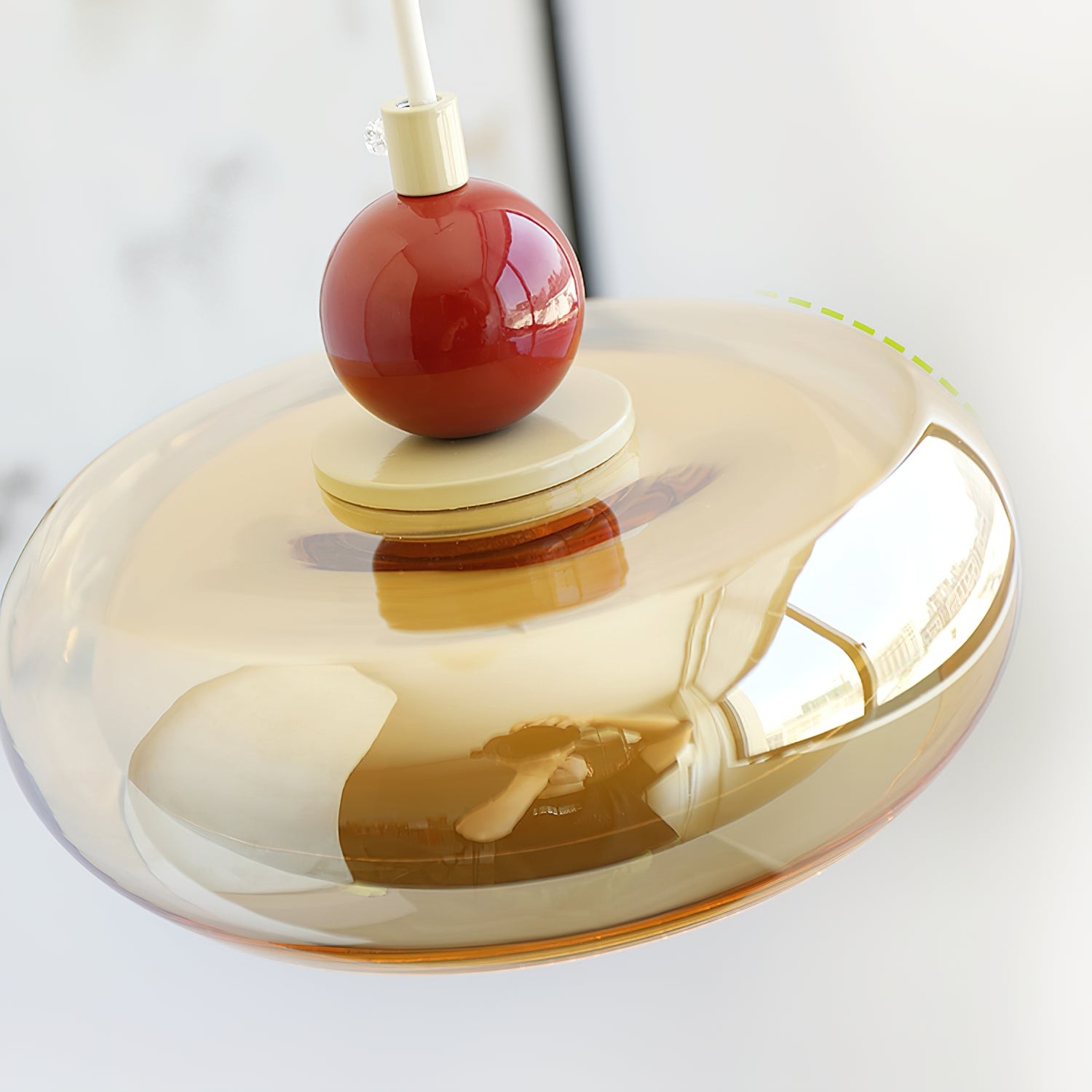 Cherry Shape Glass Pendant Lamp M206