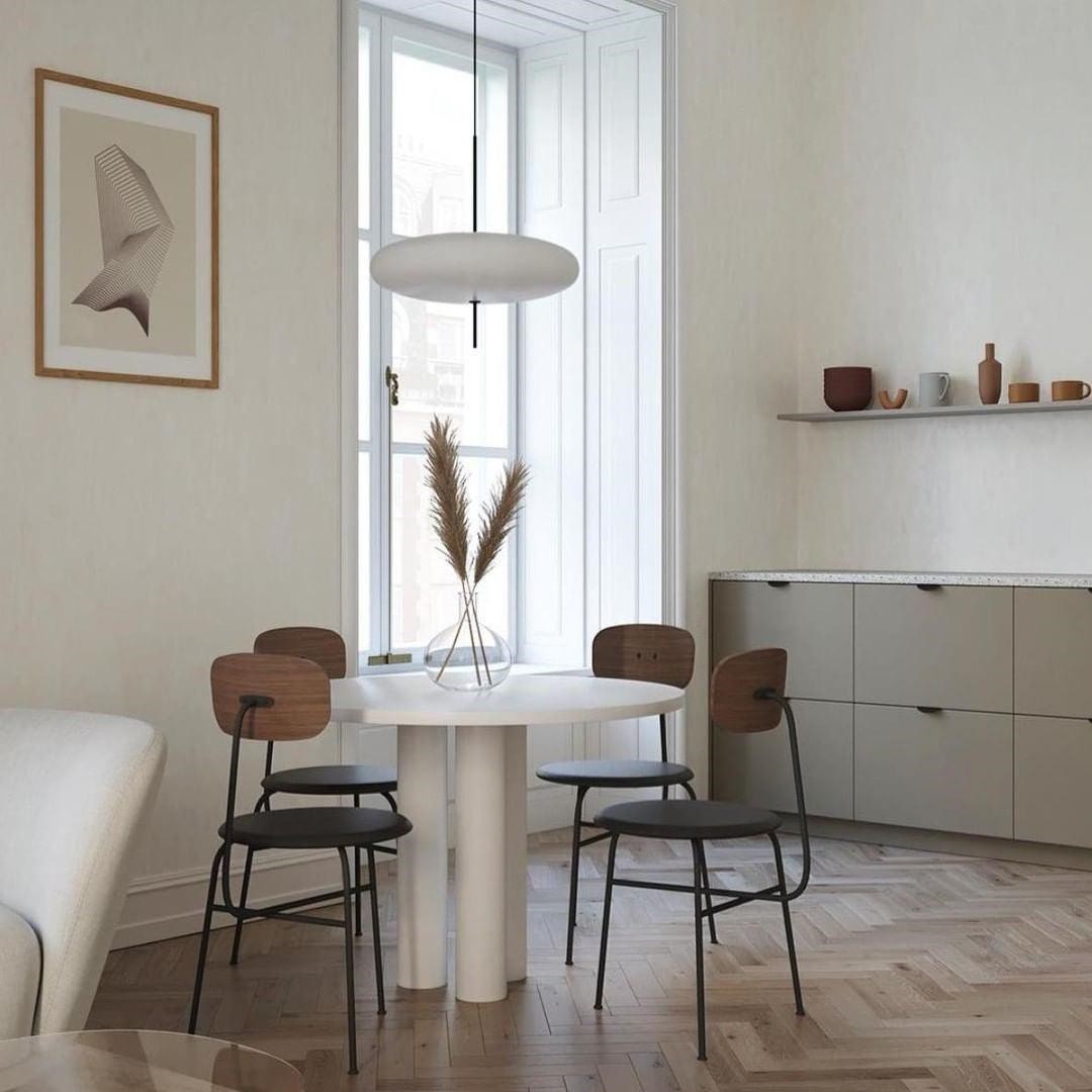 Modern Elliptical Shape Pendant Light