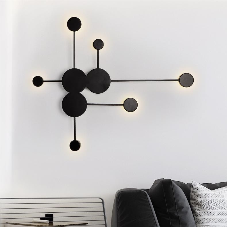 Modern Art Circle Linear LED Wall Light S102