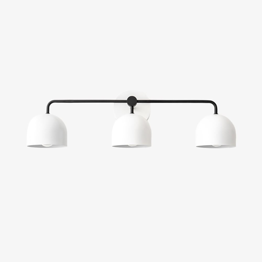 Metio Dome Farmhouse Vanity Wall Light Colorful Metal Sconce T450