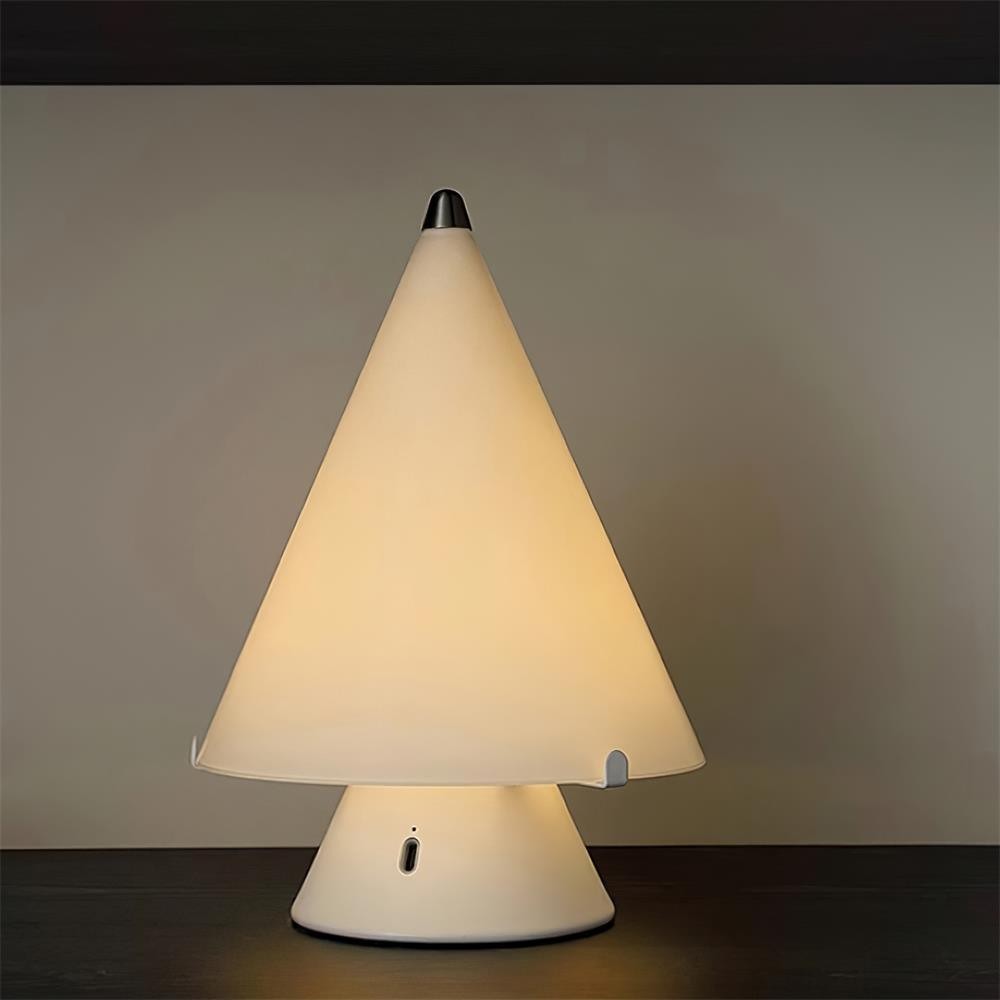 Podświetlana lampa stołowa M46 na ciemnym blacie