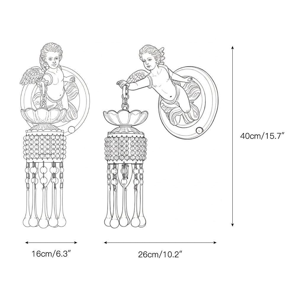 Sabrina Angelic Wall Lamp D739