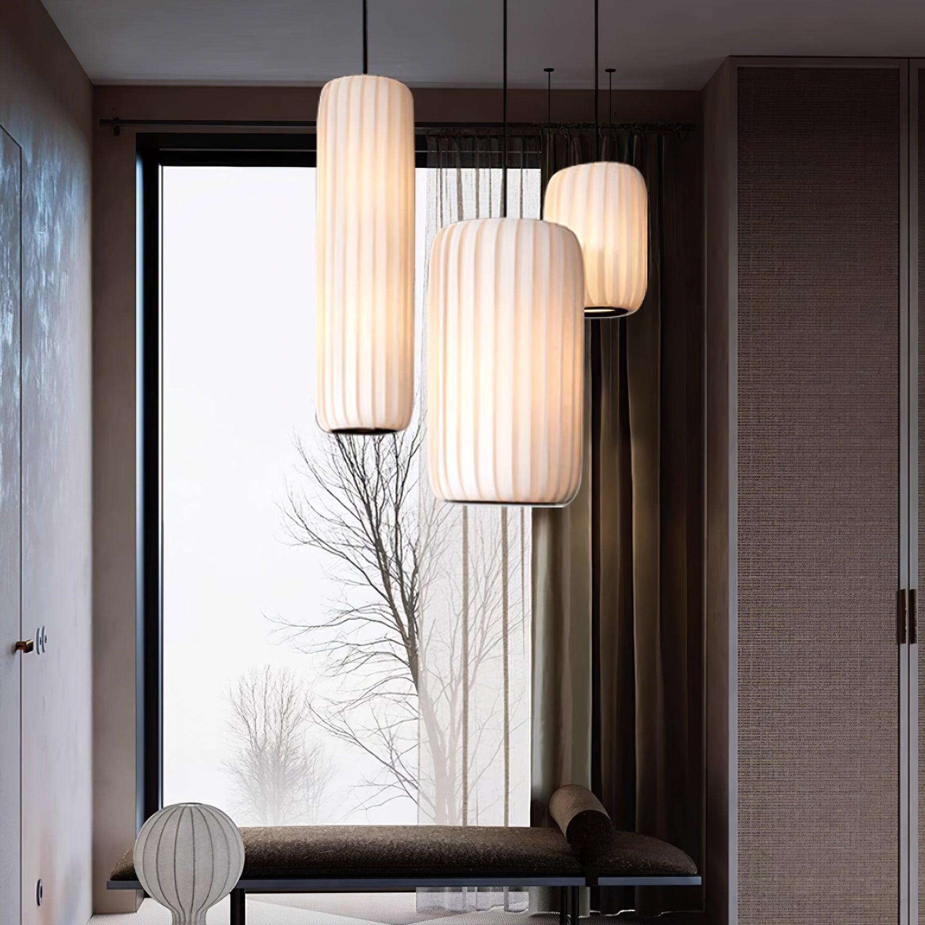 Scandinavian Minimalist Fabric Pendant Lamp M331