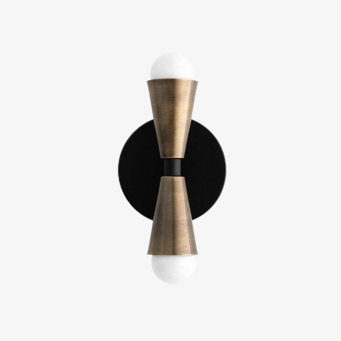 Pyralis Cone Linear Statement Wall Sconce - Modern Two Light Fixture T334