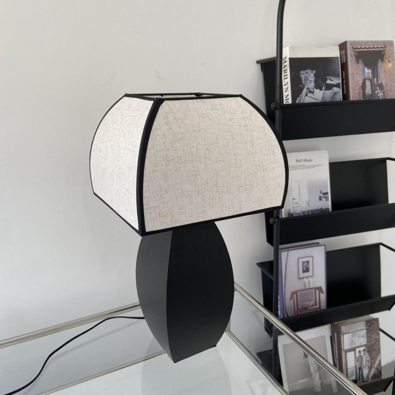 Retro Metal Mushroom Fabric Table Lamp M549