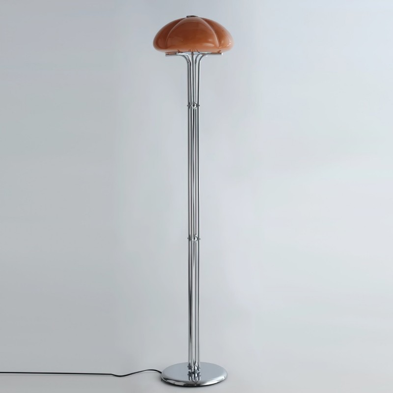 Pumpkin Glass Floor Lamp M278