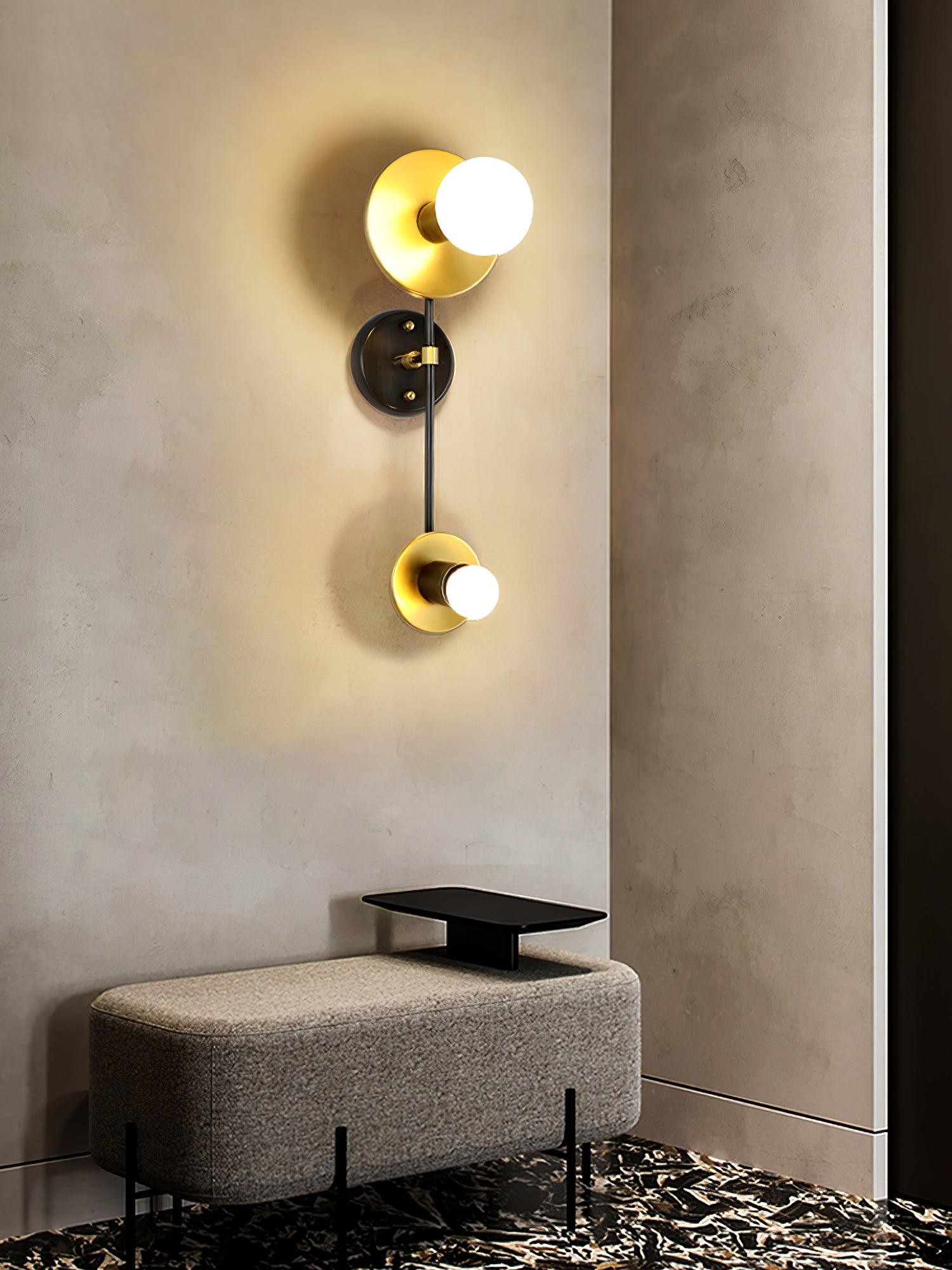 Simple Crystal Bubble Wall Light M579