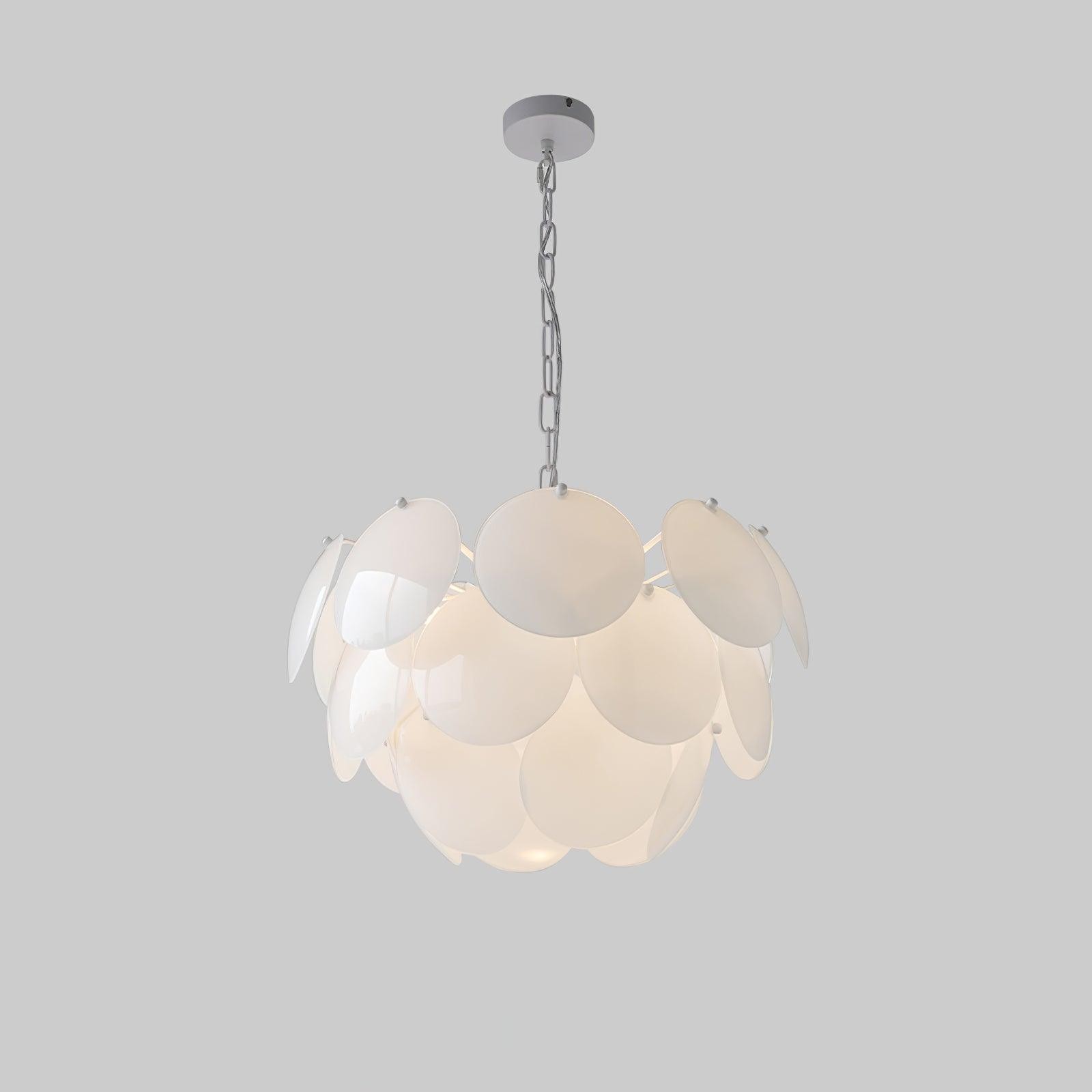 Luxury Fashion Luminous Petal Glass Chandelier M54