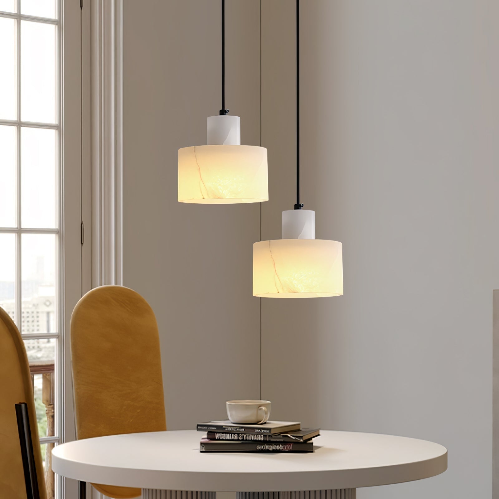 Cyls Alabaster Pendant Lamp D402