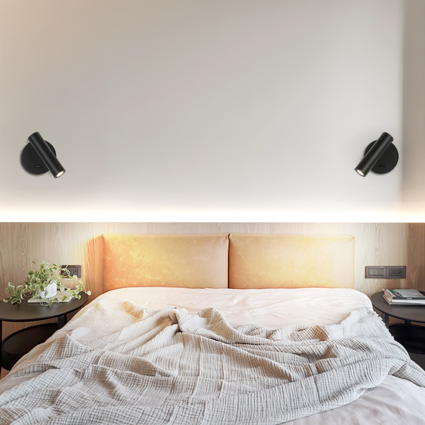 Simple Minimalist Reading LED Wall Lamp For Bedroom M435