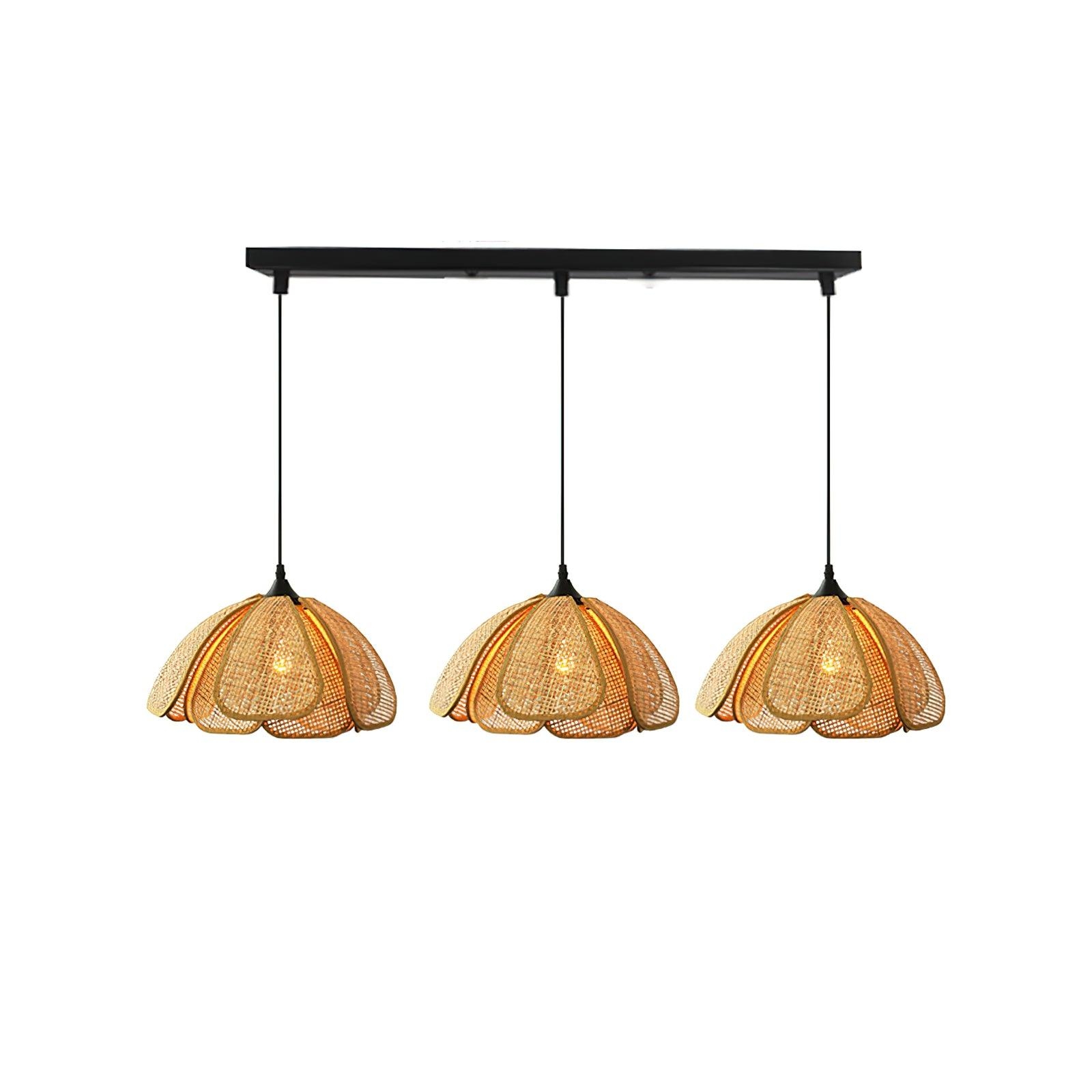 Bloom Rattan Pendant Lamp D358