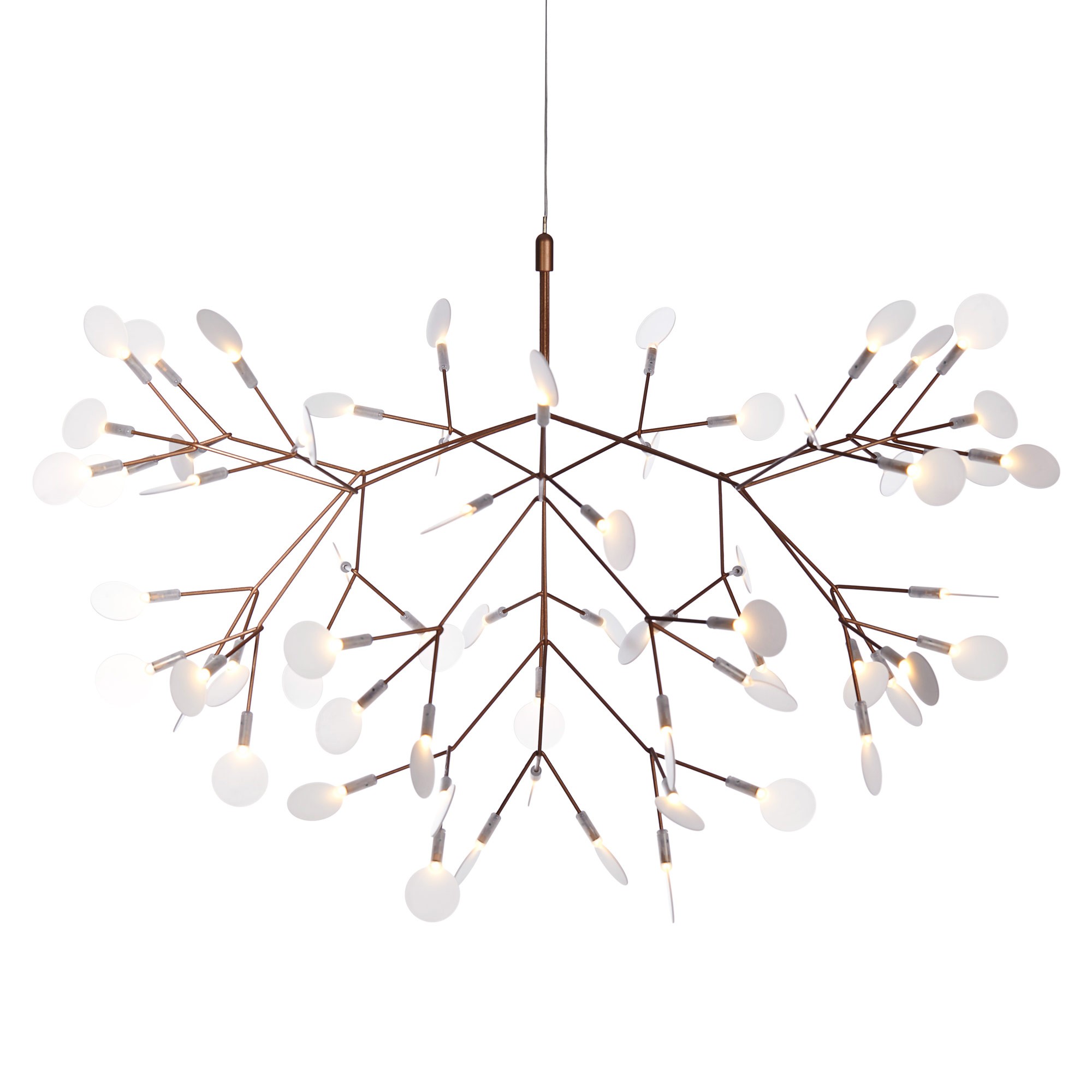 Scandinavian Branching LED Chandelier for Living Room