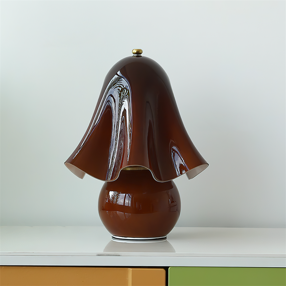 Bellina Decorative Table Lamp - Sculptural Bell Flower Shape T281