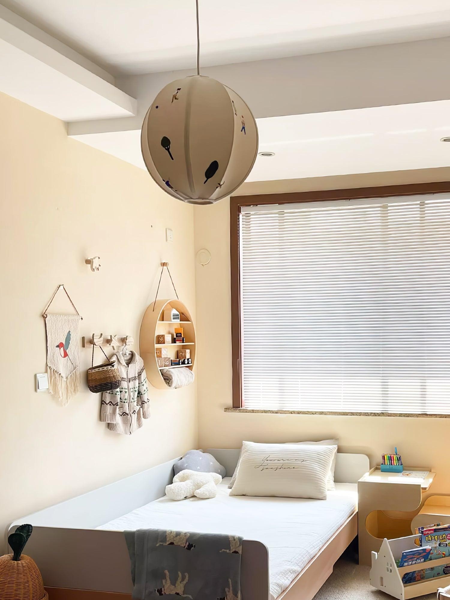 Park Embroidered Textile Pendant Lamp M442