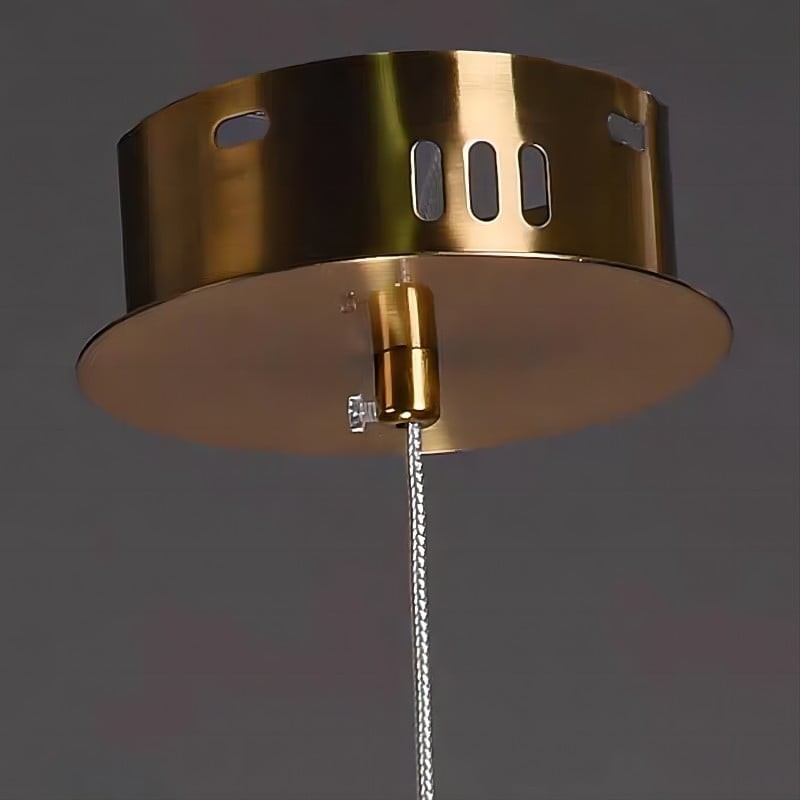 Scandinavian Cylinder Oval Glass Pendant Light M163