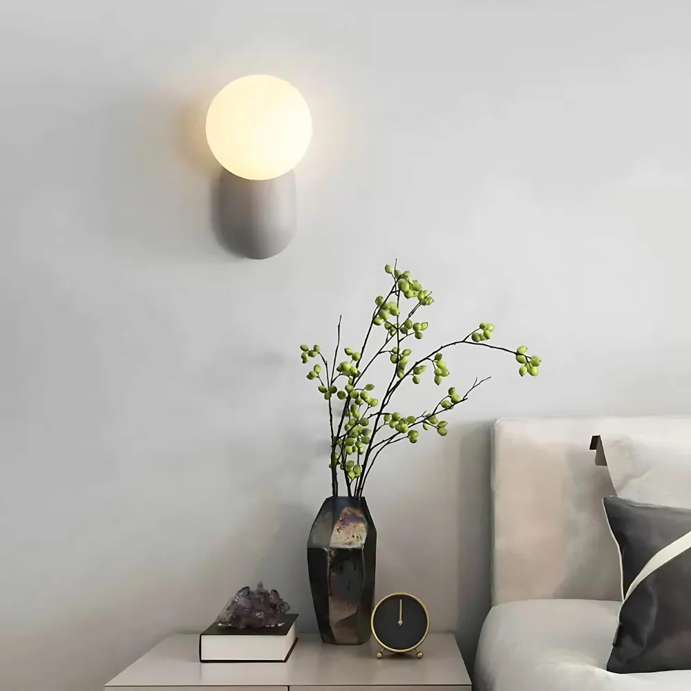 Luma Nordic Glass Orb Wall Light D784
