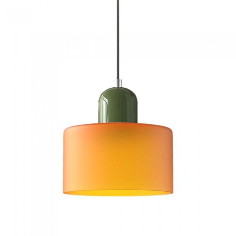 Nordic Morandi Cylinder Glass Pendant Lamp S101