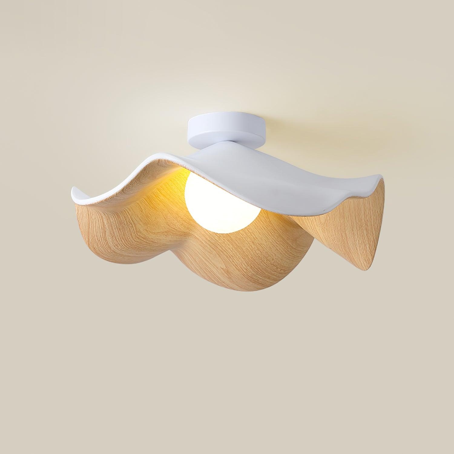 New Modern Simple Walnut Grain Ceiling Light M171