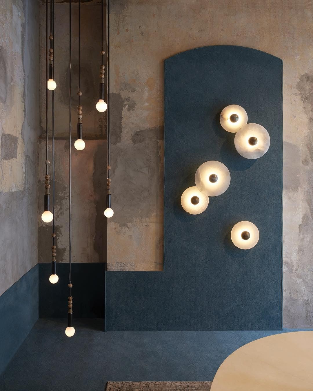 Creative Marble Round Wall Lamp M141