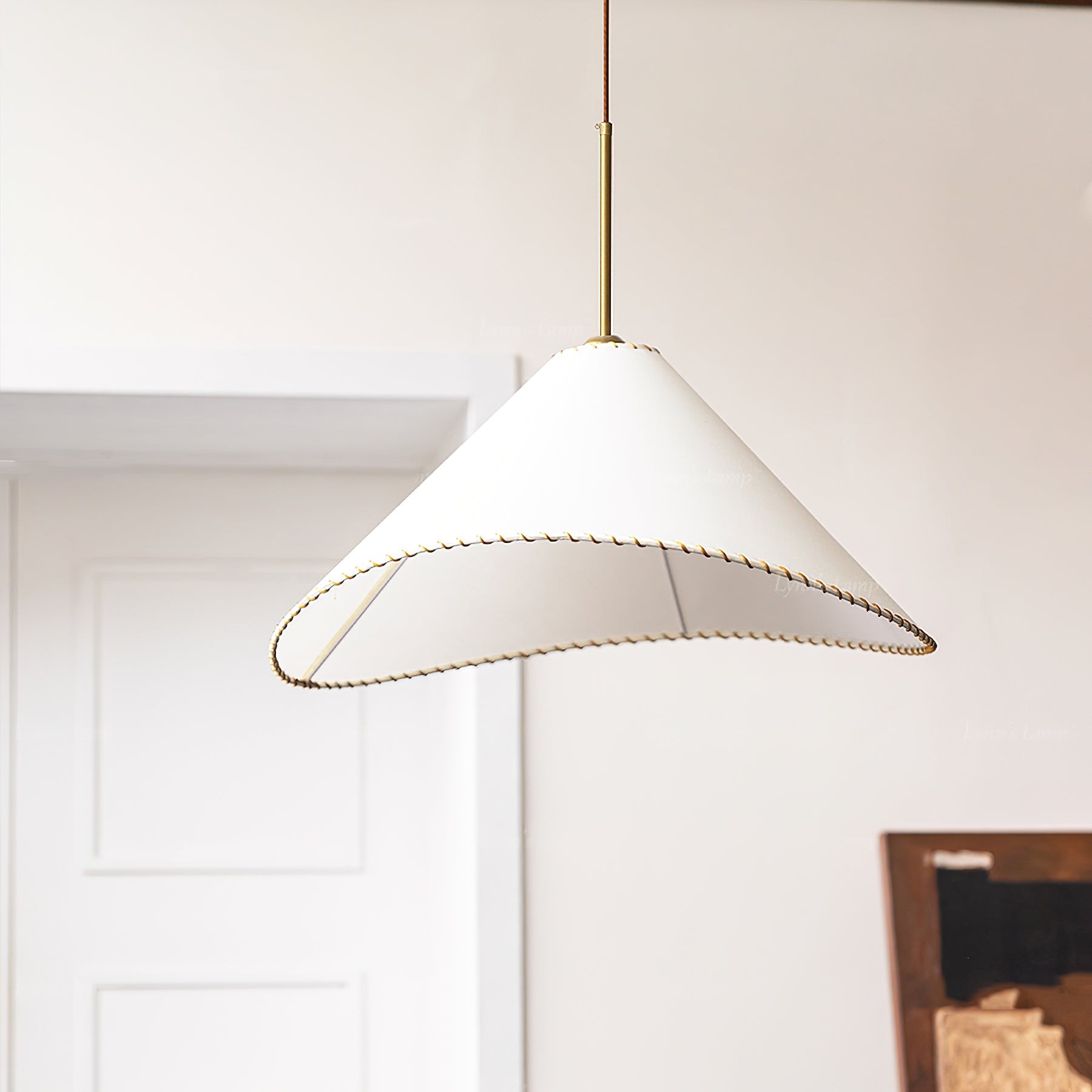Twisted Shade Fabric Pendant Lamp M504