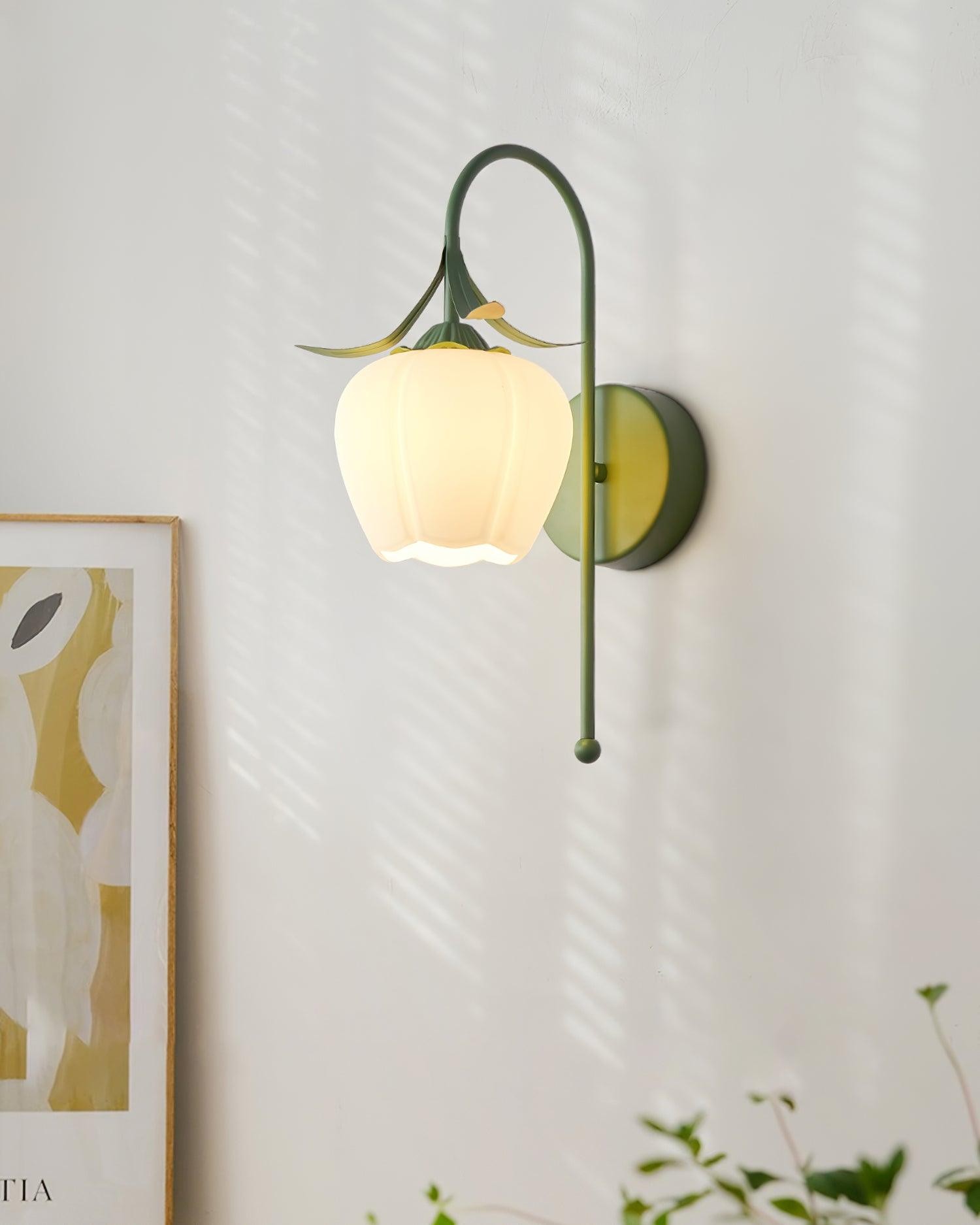 French Cream Style Flower Wall Lamp M146