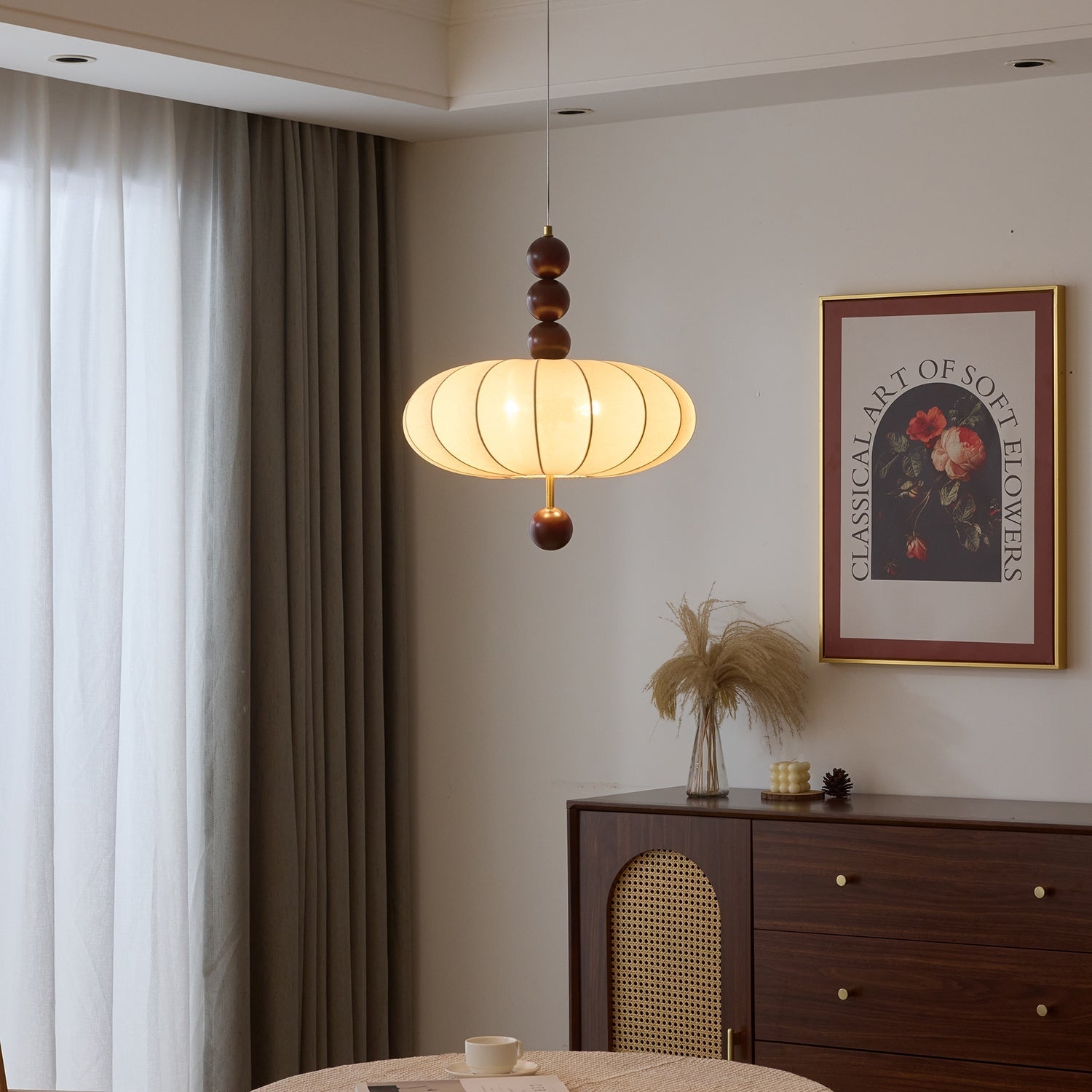 Adelaide Fabric Pendant Light D350