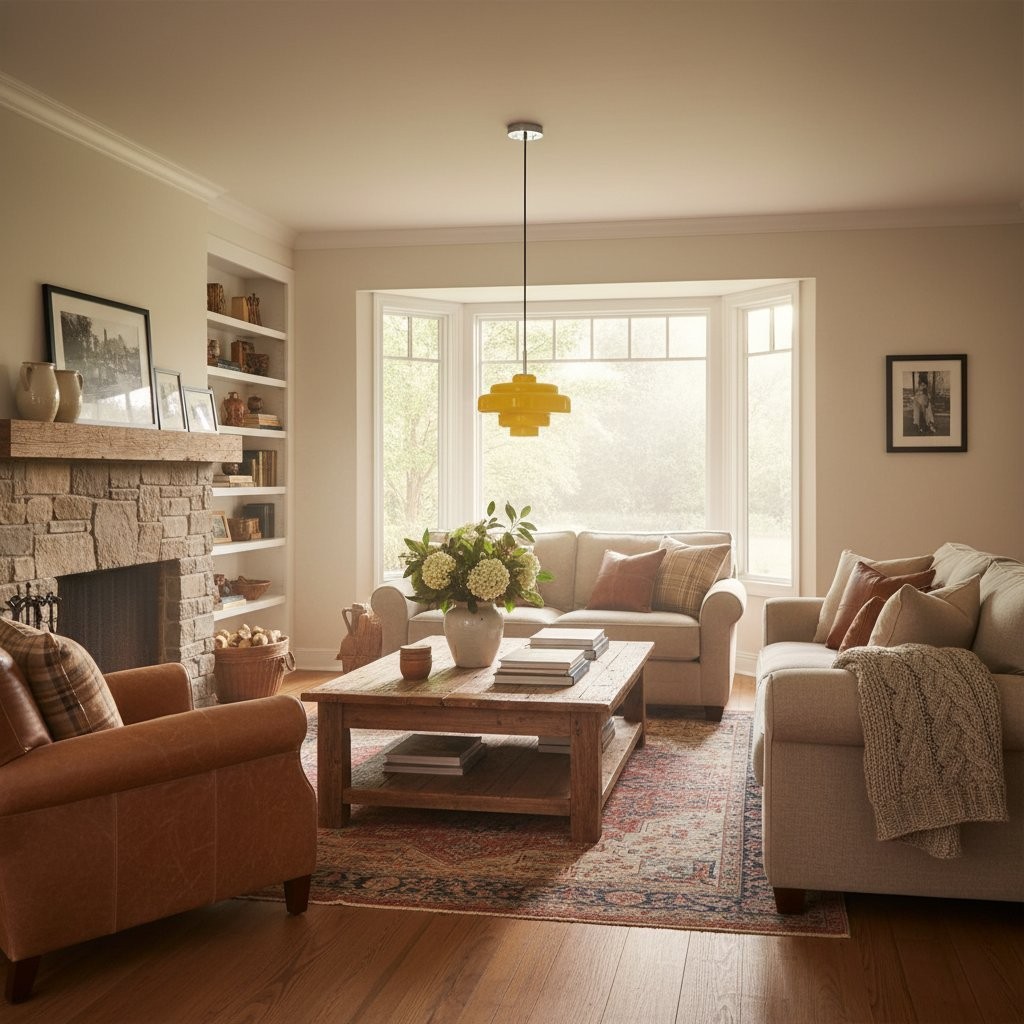 Koloro Retro Multi-layered Pendant Light - Modern Fixture for Living Room T277