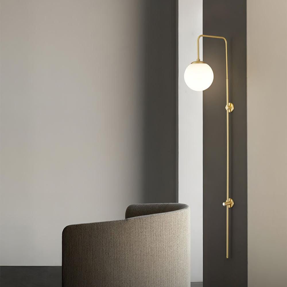 Globe Brass Wall Sconce M555